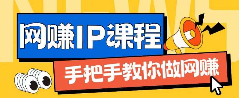 ip合伙人打造1.0,从0到1教你做网创,实现月入过万【揭秘】-赛德副业库