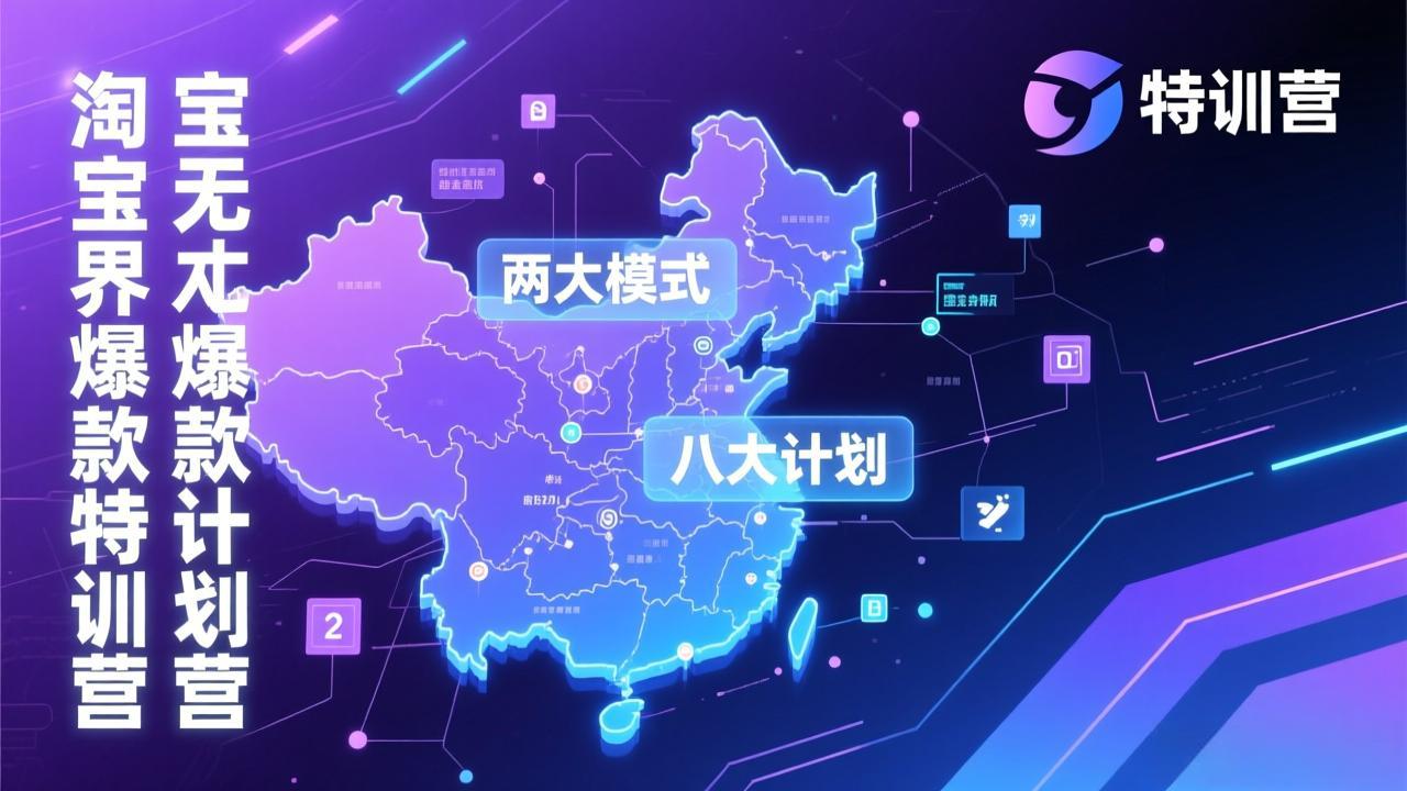 (17226期)淘宝无界爆款训练营:2026年1月杭州线下高端集训课,3天构建两大模式八大计划体系-赛德副业库