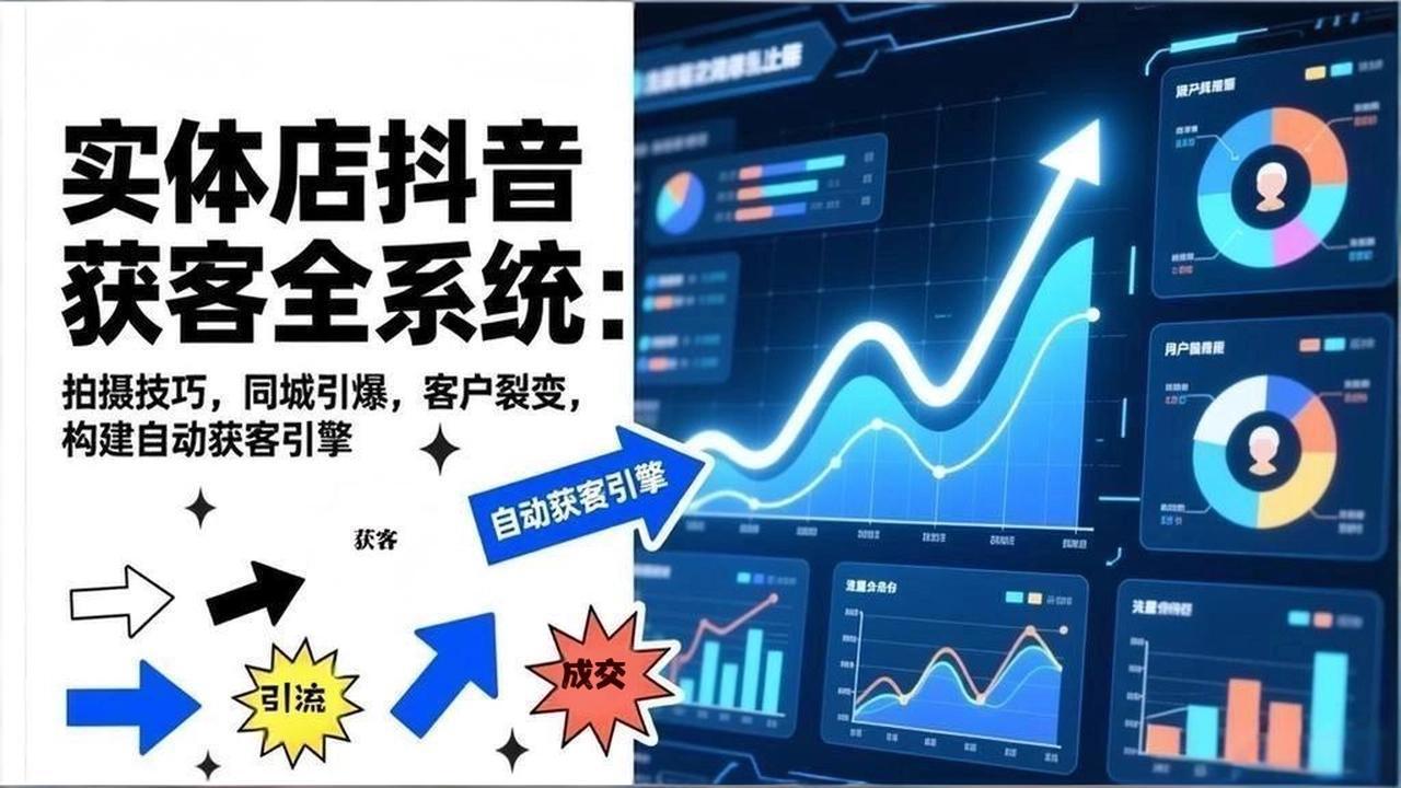 (17090期)2026实体店抖音获客全系统:拍摄技巧,同城引爆,客户裂变,构建自动获客引擎-赛德副业库
