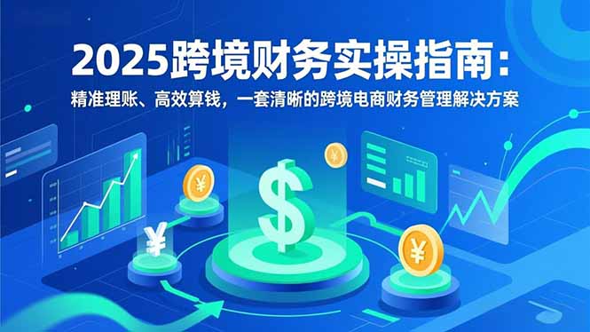 (16874期)2025跨境财务实操指南:精准理账、高效算钱,一套清晰的跨境电商财务管理解决方案-赛德副业库