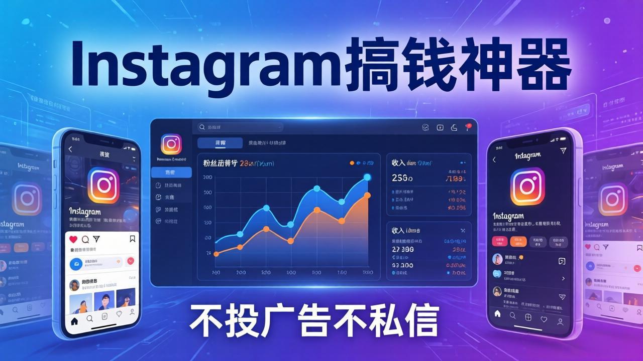 (17731期)Instagram搞钱神器:月涨6万粉+月入5万刀,不投广告不私信,靠算法+低价产品-赛德副业库