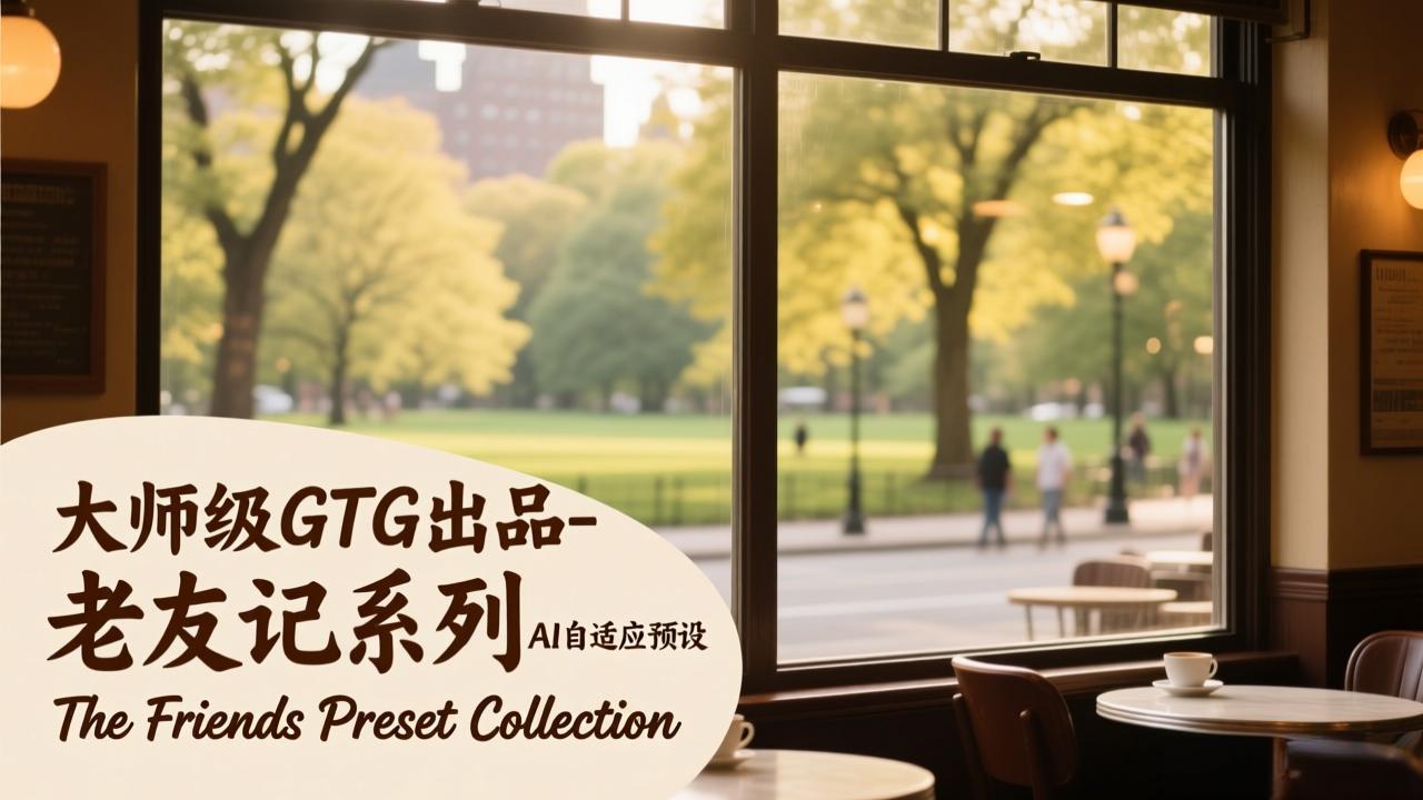（17403期）大师级GTG出品-老友记系列AI自适应预设The Friends Preset Collection-赛德副业库