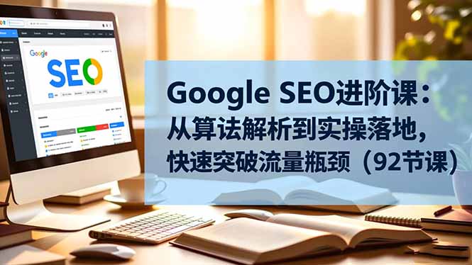 (16576期)Google SEO进阶课:从算法解析到实操落地,快速突破流量瓶颈(92节课)-赛德副业库