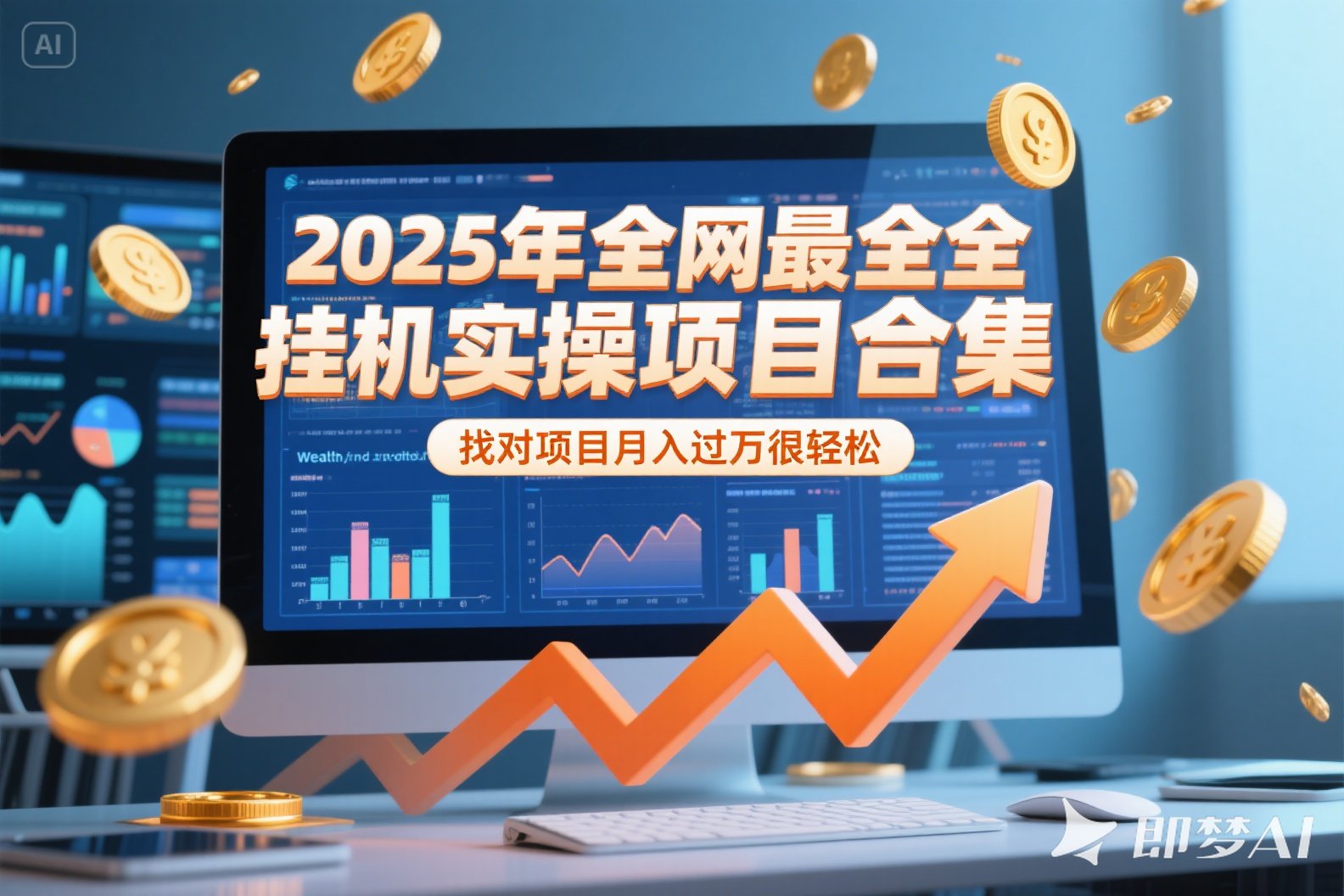 （15303期）2025年挂机实操项目实操演练，挂机类型，AI直播类型，轻资产创业类型…-赛德副业库
