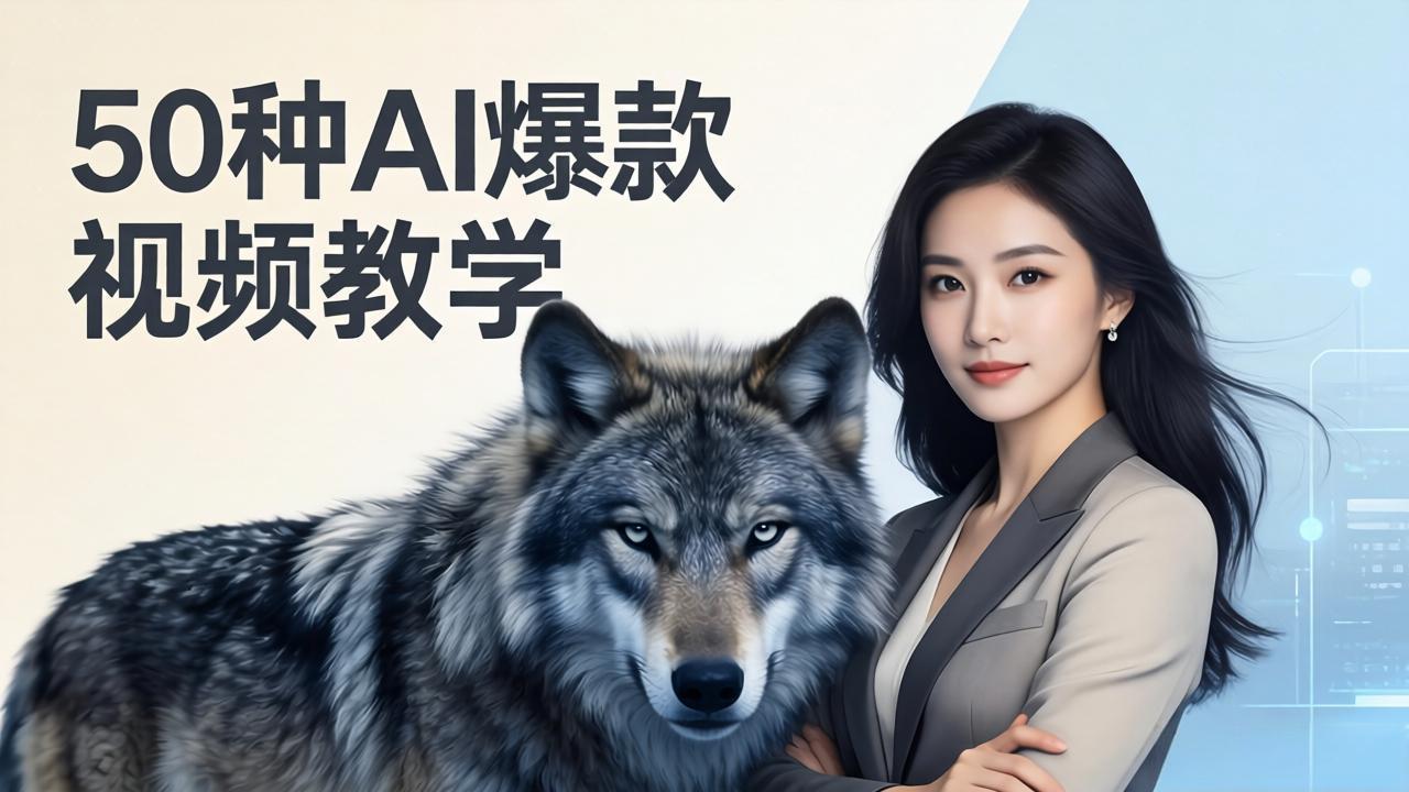 （17815期）50种AI爆款视频教学：影视级古诗词+治愈萌宠+山海经蛟龙，高阶宝典商业落地-赛德副业库