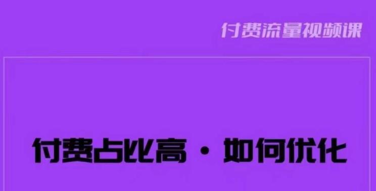 波波-付费占比高,如何优化?只讲方法,不说废话,高效解决问题!-赛德副业库