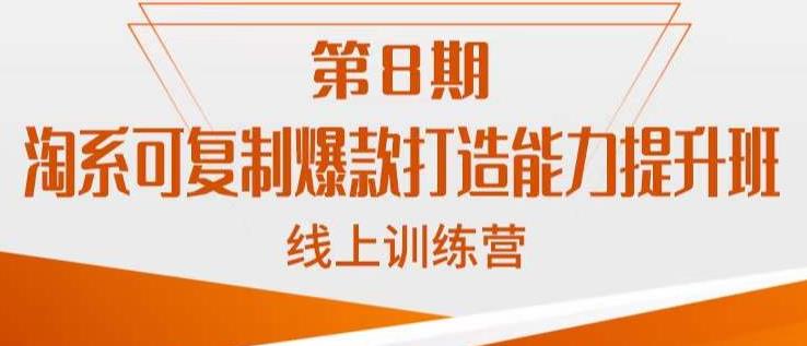 淘系可复制爆款打造能力提升班，这是一套可复制的打爆款标准化流程-赛德副业库