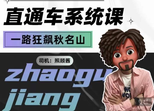 照顾酱·直通车系统课，从0到1搭建你的付费推广思维，讲基础，讲思路，讲方法，也讲实操-赛德副业库
