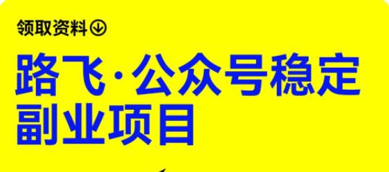 路飞·公众号稳定副业项目，你只要无脑去推广，粉丝和收入，自然就来了-赛德副业库