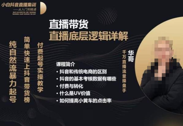 从0-1自然流快速起号​直播的底层逻辑，纯自然流暴力起号，简单快速上抖音带货榜-赛德副业库