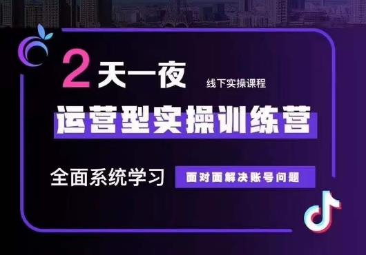 5月22-23线下课运营型实操训练营，全面系统学习，从底层逻辑到实操方法到千川投放-赛德副业库