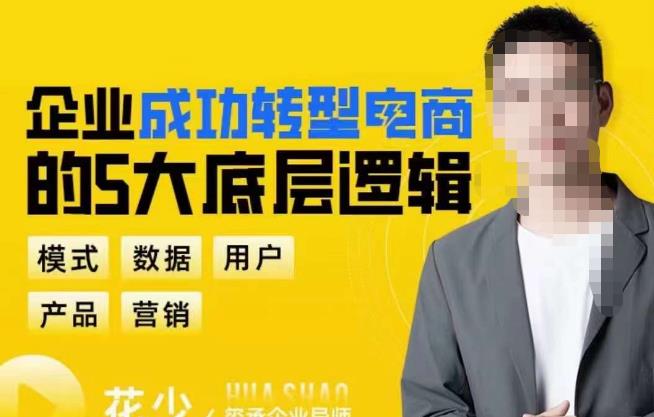 企业成功转型电商的5大底层逻辑,从模式、数据、用户、产品、营销5大板块,助你高效转型电商赛道-赛德副业库