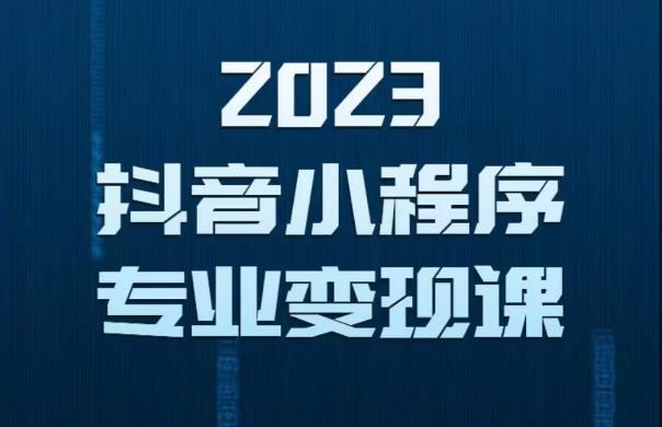 2023年抖音小程序变现保姆级教程，0粉丝新号，无需实名，3天起号，第1条视频就有收入-赛德副业库