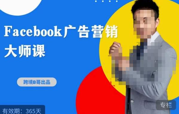 跨境b哥·2023Facebook广告营销大师课，挖掘广告商机，寻找精准客户-赛德副业库