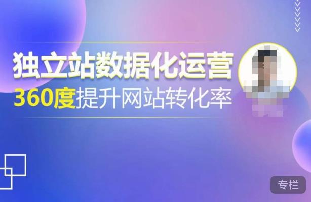 独立站数据化运营，360度提升网站转化率，亿级独立站大卖，带你用数据说话，提升转化率超过4%-赛德副业库