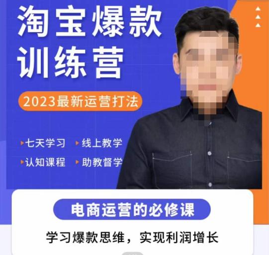 爱上黄昏·淘宝爆款训练营，2023最新运营打法，学习爆款思维，实现利润增长-赛德副业库