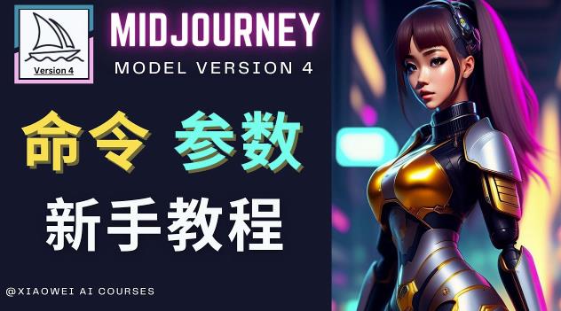 Midjourney新手入门教程，轻松创作顶级图像，命令参数-新手教程-赛德副业库