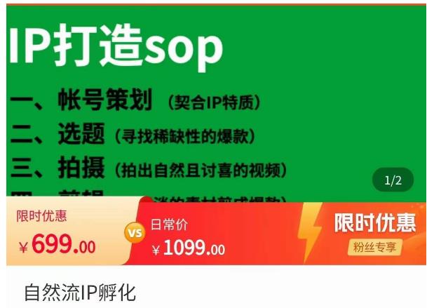 瑶瑶·自然流IP孵化，系统掌握IP孵化全流程，也能学到选题，剪辑，账号运营经验-赛德副业库