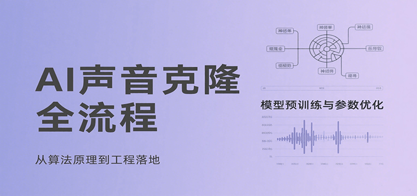 AI声音克隆全流程,基础概念到实战应用,3秒极速声音复刻、模型预训练、云端部署等-赛德副业库