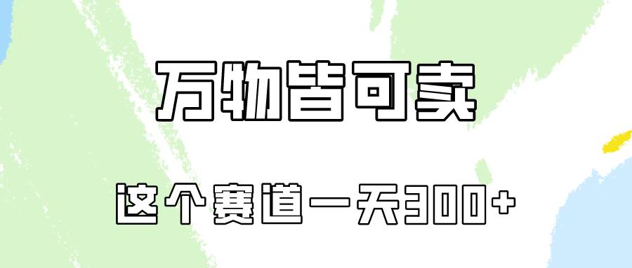 万物皆可卖，小红书这个赛道不容忽视，实操一天300！-赛德副业库