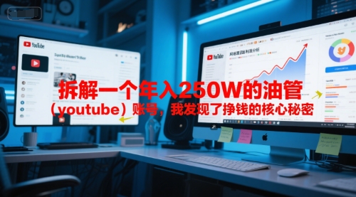 付费文章：拆解一个年入250W的油管（youtube）账号，我发现了挣钱的核心秘密-赛德副业库