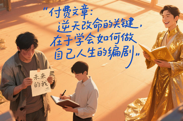 付费文章:逆天改命的关键,在于学会如何做自己人生的编剧-赛德副业库