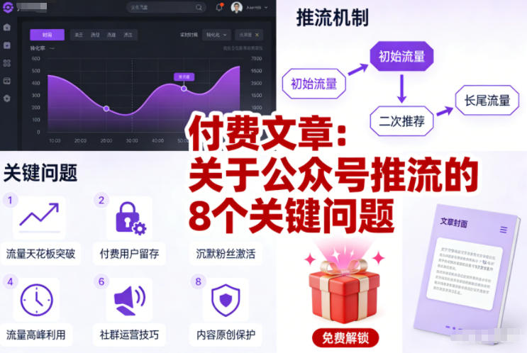 付费文章:关于公众号推流的8个关键问题-赛德副业库