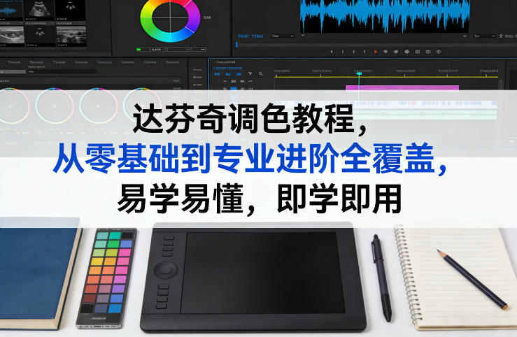 达芬奇调色教程,从零基础到专业进阶全覆盖,易学易懂,即学即用-赛德副业库