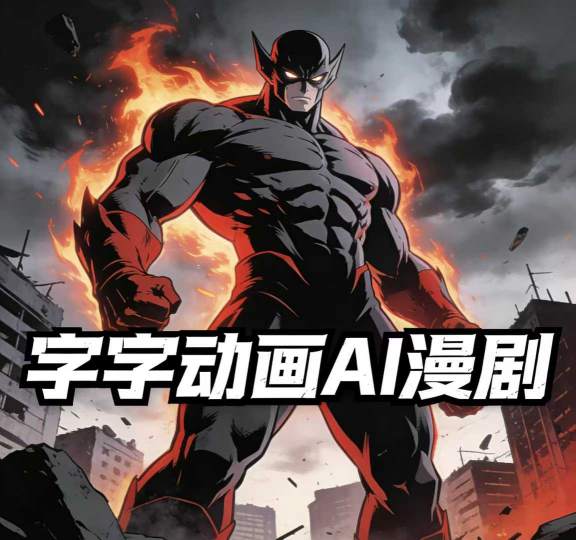 字字动画AI漫剧2026年第1期系统课程，小白看完就能学会实操的漫剧课，单人月收1-3W-赛德副业库