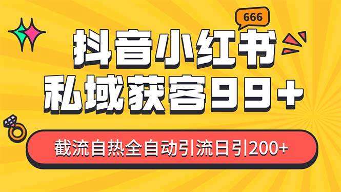 （13421期）某音，小红书，野路子引流玩法截流自热一体化日引200+精准粉 单日变现3…-赛德副业库