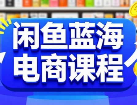 闲鱼蓝海电商课程,手把手助你快速上手,轻松实现闲鱼稳定盈利-赛德副业库