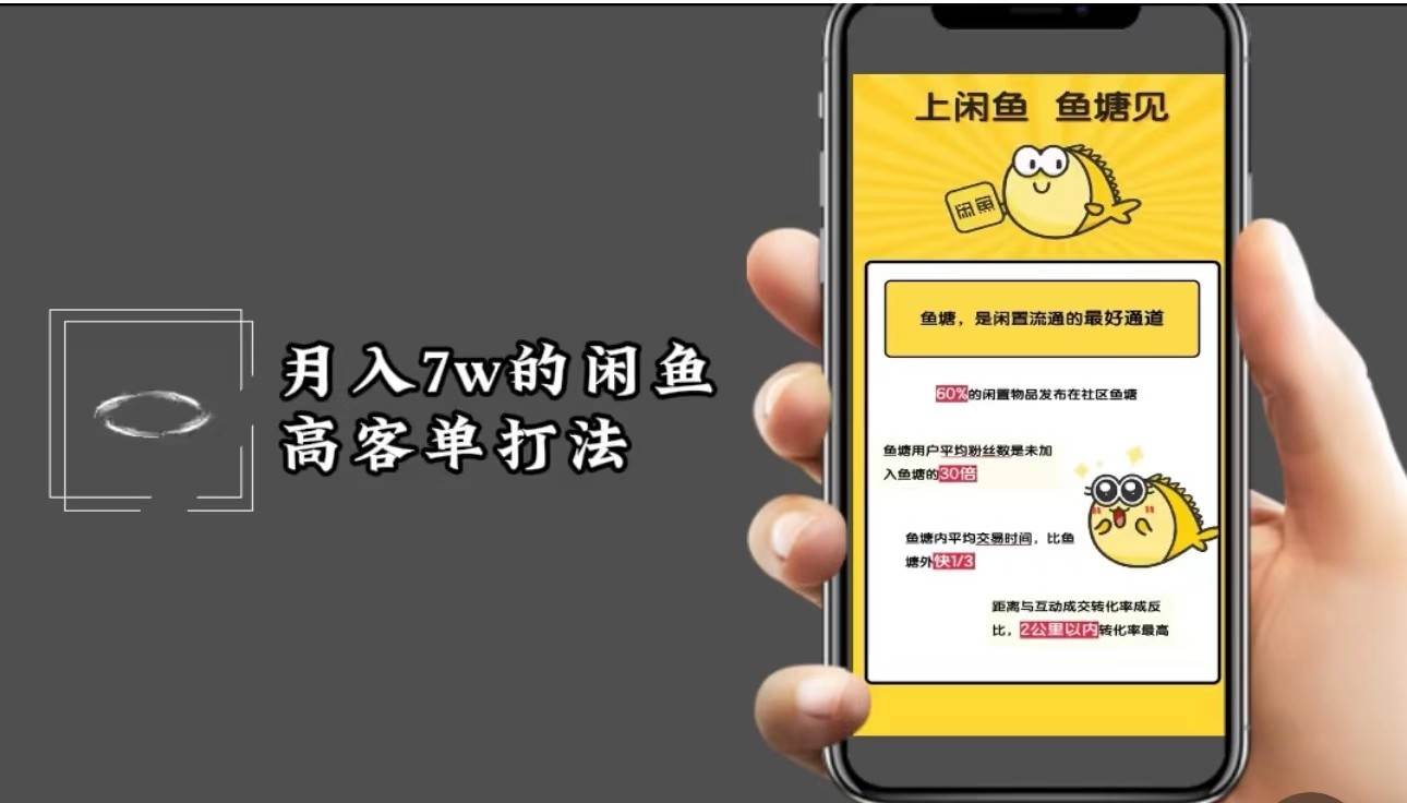 月入7w闲鱼高客单玩法,精细化运营,二手电商保姆级教程-赛德副业库