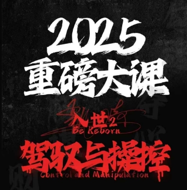 2025重磅大课，入世2，驾驭与控制-赛德副业库