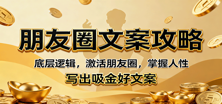 朋友圈文案攻略：底层逻辑，激活朋友圈，掌握人性，写出吸金好文案-赛德副业库