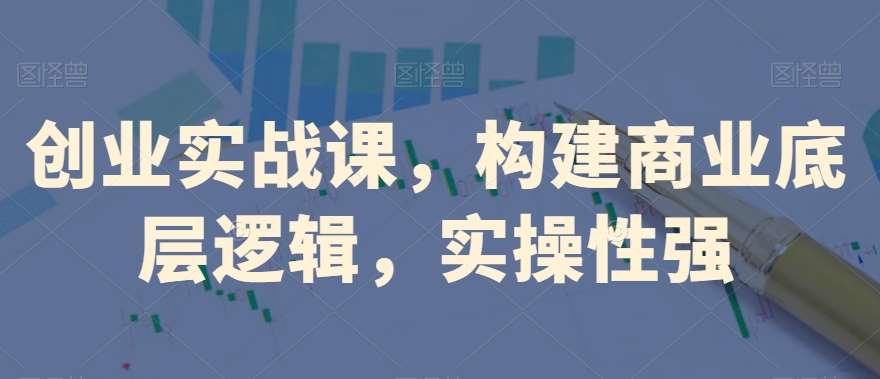 创业实战课，​构建商业底层逻辑，实操性强-赛德副业库