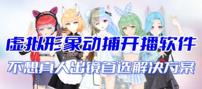 首款AI视频动捕虚拟辅助直播产品【不想真人出镜就用虚拟形象替代】-赛德副业库
