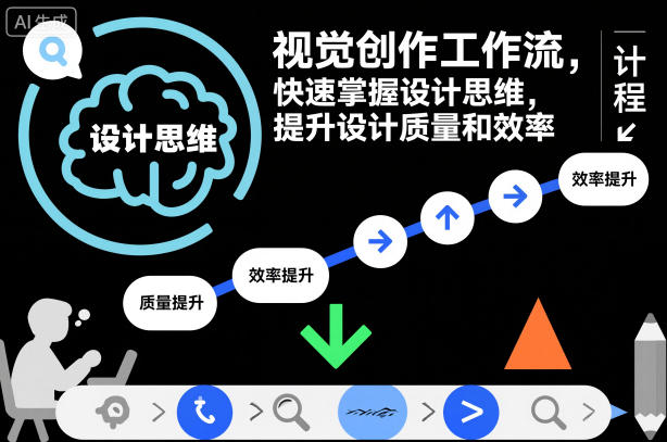 视觉创作工作流,快速掌握设计思维,提升设计质量和效率-赛德副业库