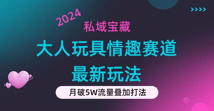 （11541期）私域宝藏：大人玩具情趣赛道合规新玩法，零投入，私域超高流量成单率高-赛德副业库