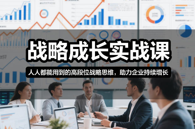 战略成长实战课,人人都能用到的高段位战略思维,助力企业持续增长-赛德副业库