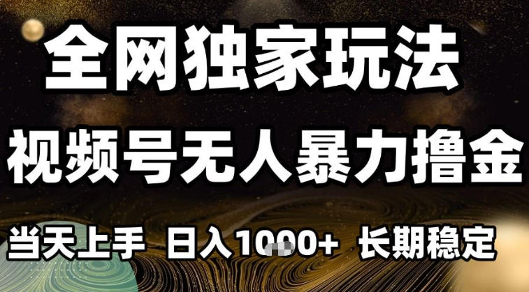 年底最新独家视频号无人直播撸礼物，小白也能轻松日入1k+，长期稳定，可批量复制【揭秘】-赛德副业库
