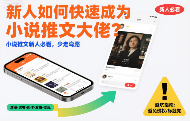 新人如何快速成为小说推文大佬?小说推文新人必看,少走弯路-赛德副业库