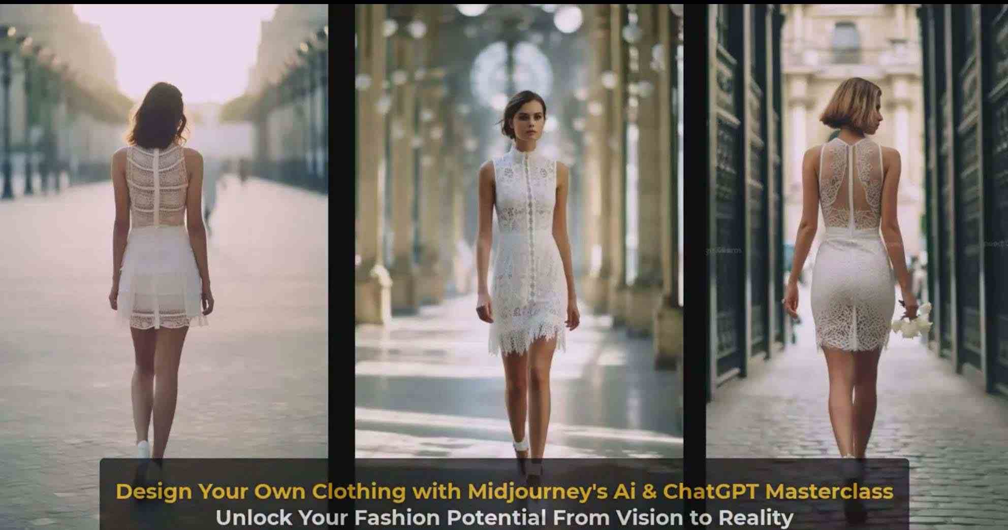 图片[4]-利用 Midjourneys Ai 人工智能设计自己的服装AI大师班-10节课-中英字幕-赛德副业库