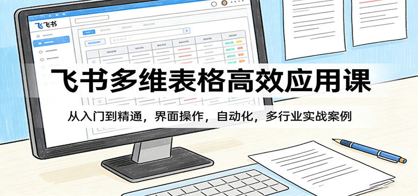 飞书多维表格高效应用课:从入门到精通,界面操作,自动化,多行业实战案例-赛德副业库