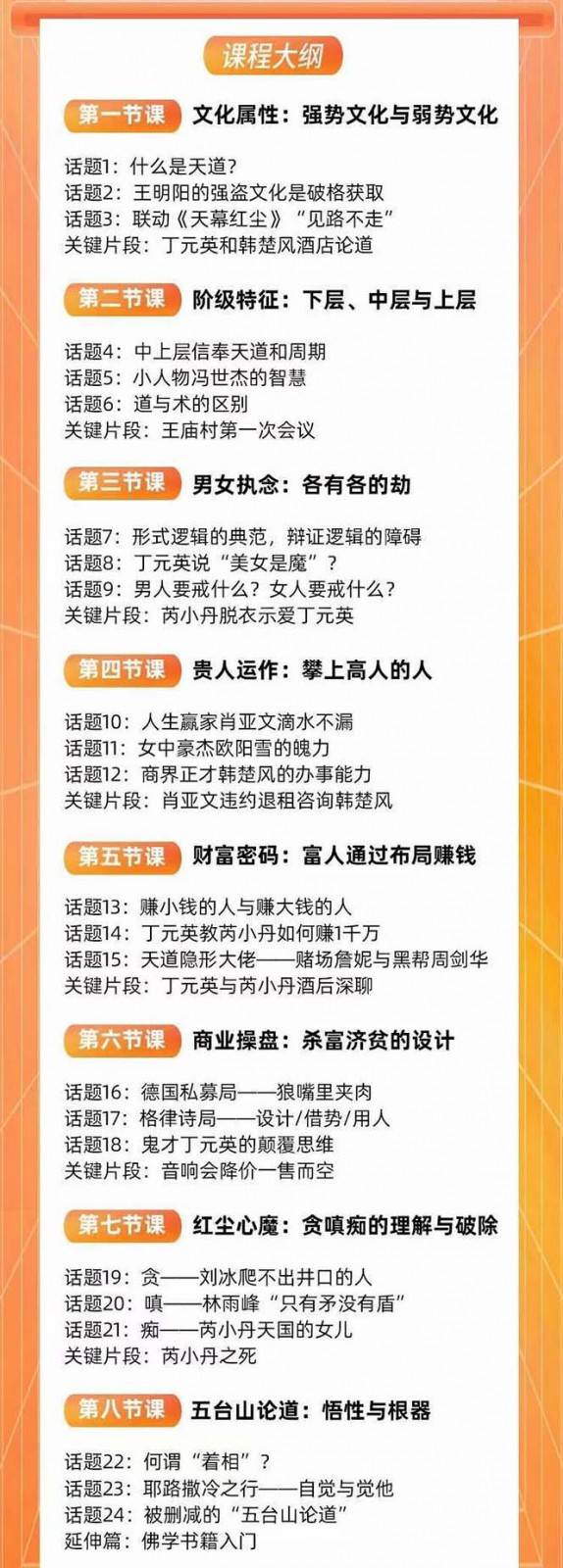 图片[3]-天道思维·开悟课-最高维的能量是开悟 文化属性/男女执念/商业布局/贵人运作/财富密码-赛德副业库