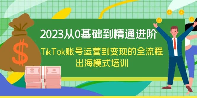 2023从0基础到精通进阶,TikTok账号运营到变现的全流程出海模式培训-赛德副业库