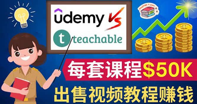 制作出售视频课程并快速进行粉丝变现的方法，轻松获利5万美元以上-赛德副业库