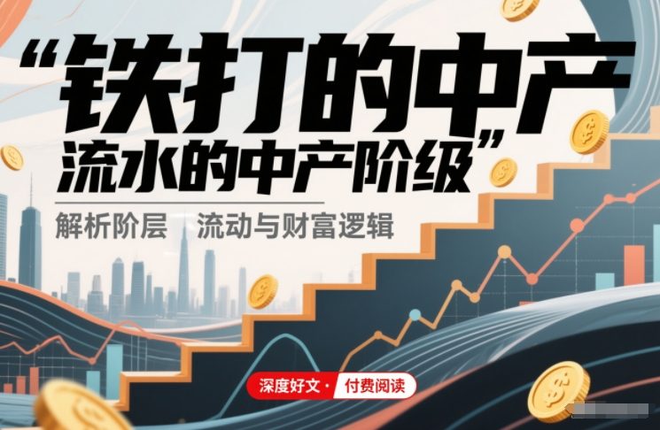 付费文章:铁打的中产,流水的中产阶级-赛德副业库
