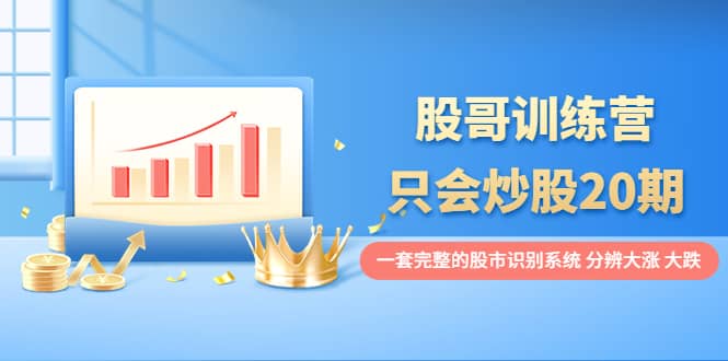 股哥训练营·只会炒股20期：一套完整的股市识别系统，分辨大涨、大跌-赛德副业库