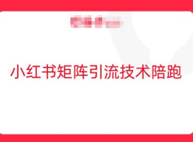 小红书矩阵引流技术，教大家玩转小红书流量-赛德副业库