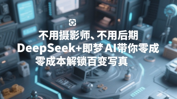 不用摄影师、不用后期,DeepSeek+即梦AI带你零成本解锁百变写真!-赛德副业库